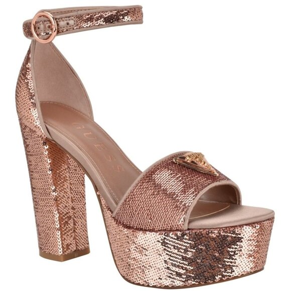 Guess Women's Seton Two-Piece Platform Dress Sandals - Picture 1 of 3